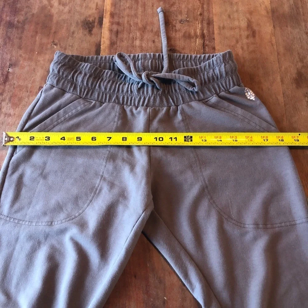 Free People Movement Joggers Skinny Sweatpants Charcoal Gray